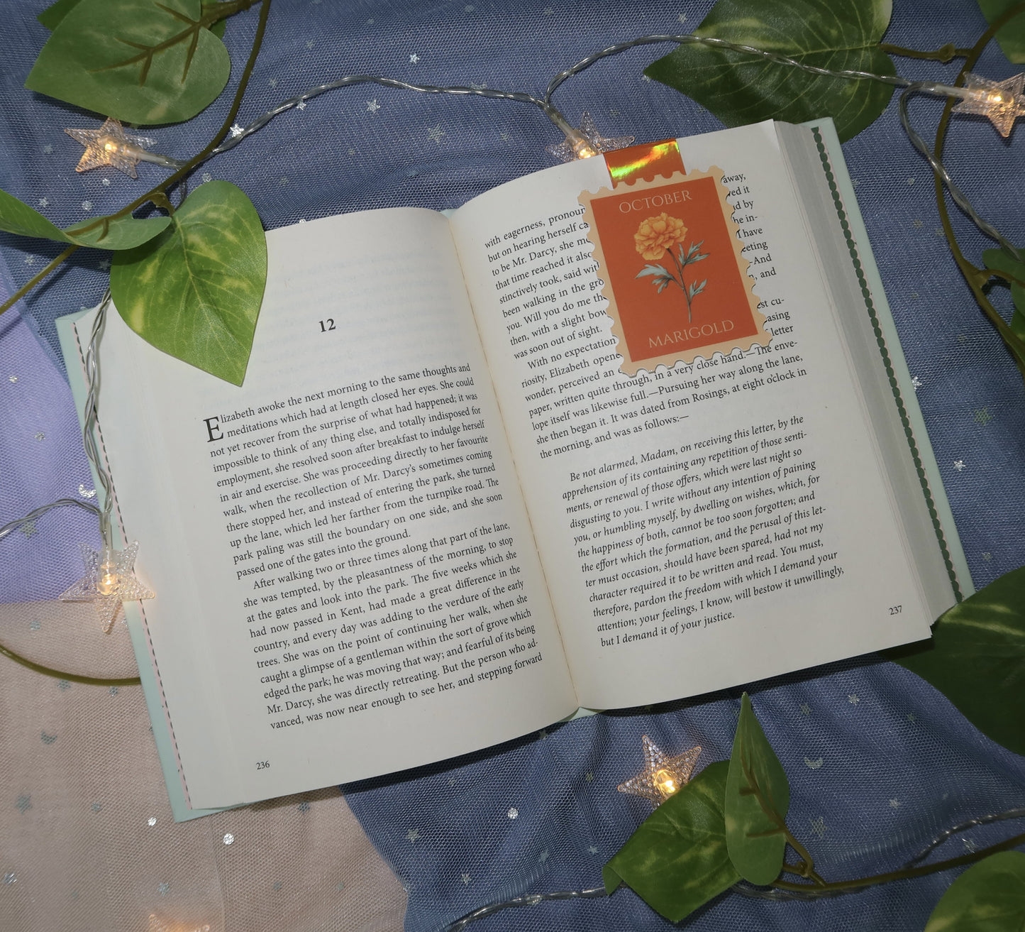 Birth Flower Magnetic Bookmark