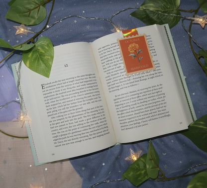 Birth Flower Magnetic Bookmark