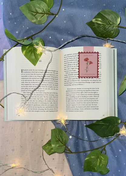 Birth Flower Magnetic Bookmark