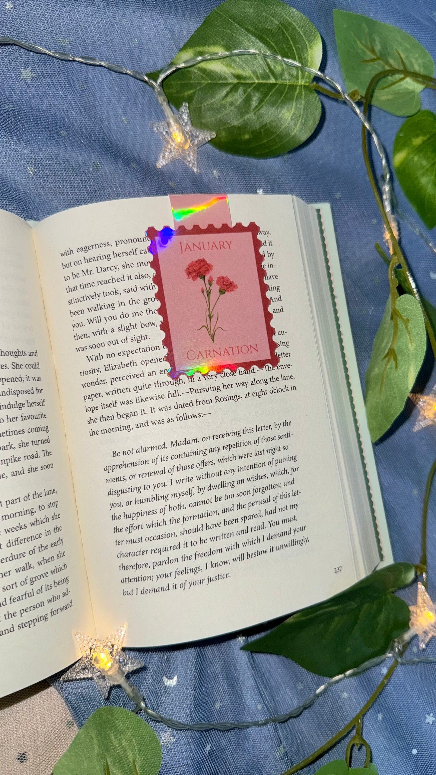 Birth Flower Magnetic Bookmark