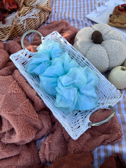 🌊 Odette Scrunchie – Summer Court