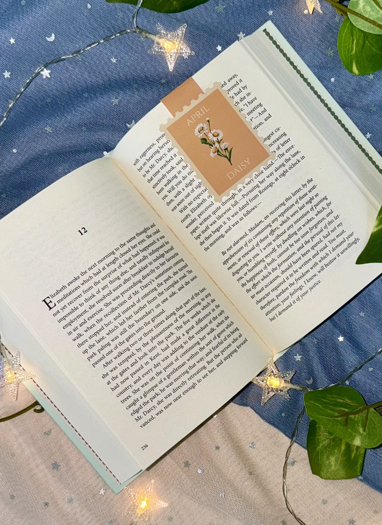 Birth Flower Magnetic Bookmark