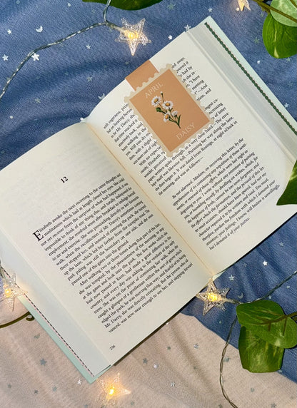 Birth Flower Magnetic Bookmark