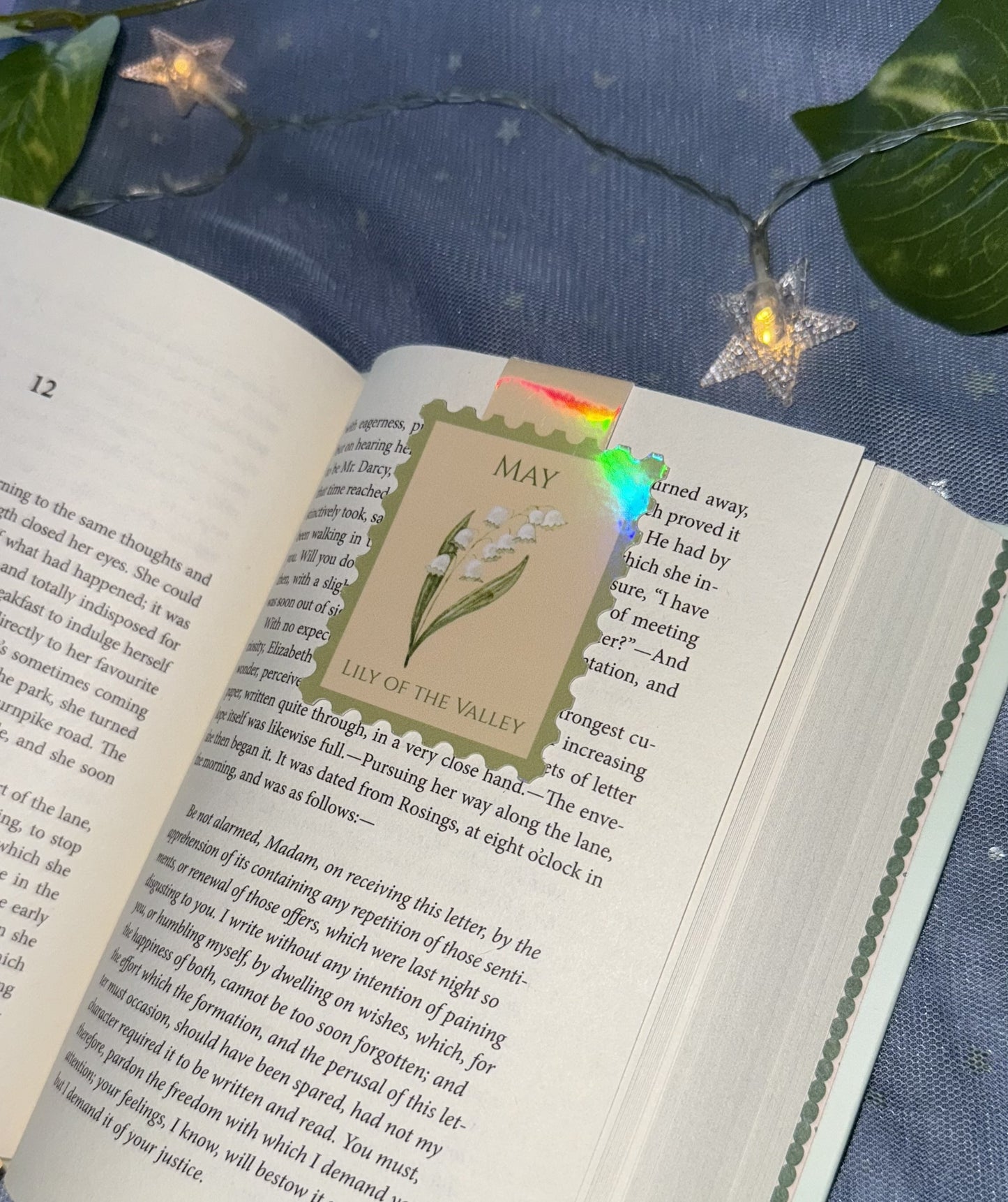 Birth Flower Magnetic Bookmark