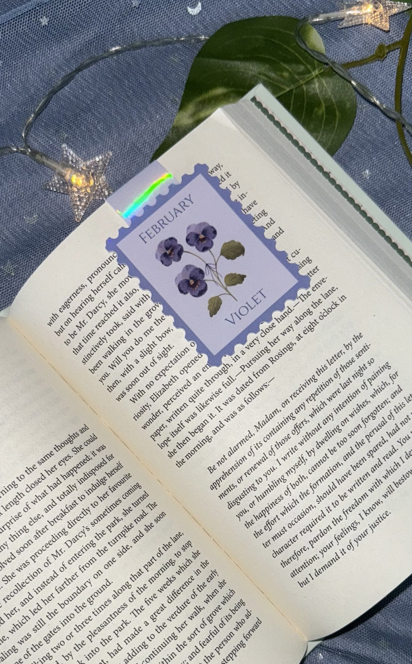 Birth Flower Magnetic Bookmark