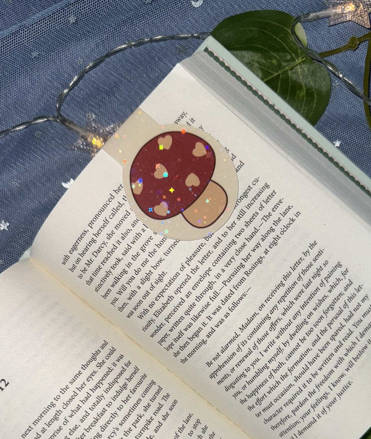 Mushroom Magnetic Bookmark