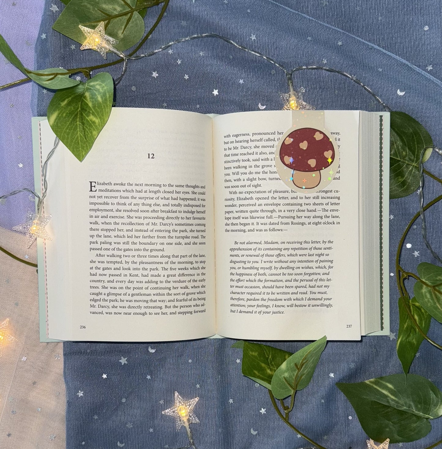 Mushroom Magnetic Bookmark