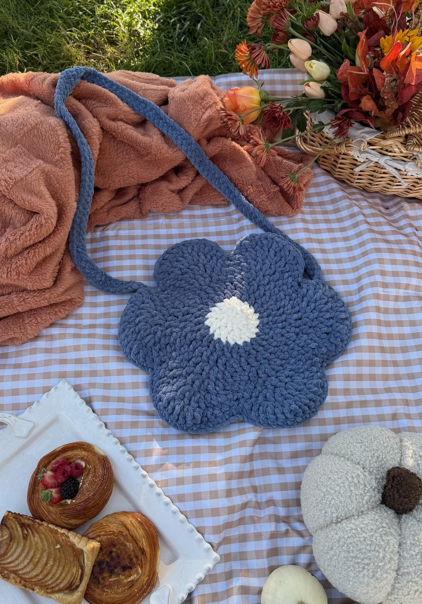 Crochet Flower Bag