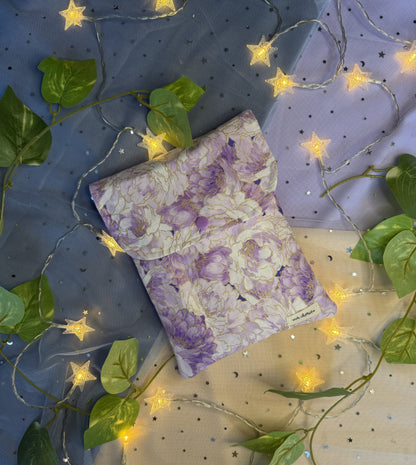 Belle Book Sleeve - Purple Orchid