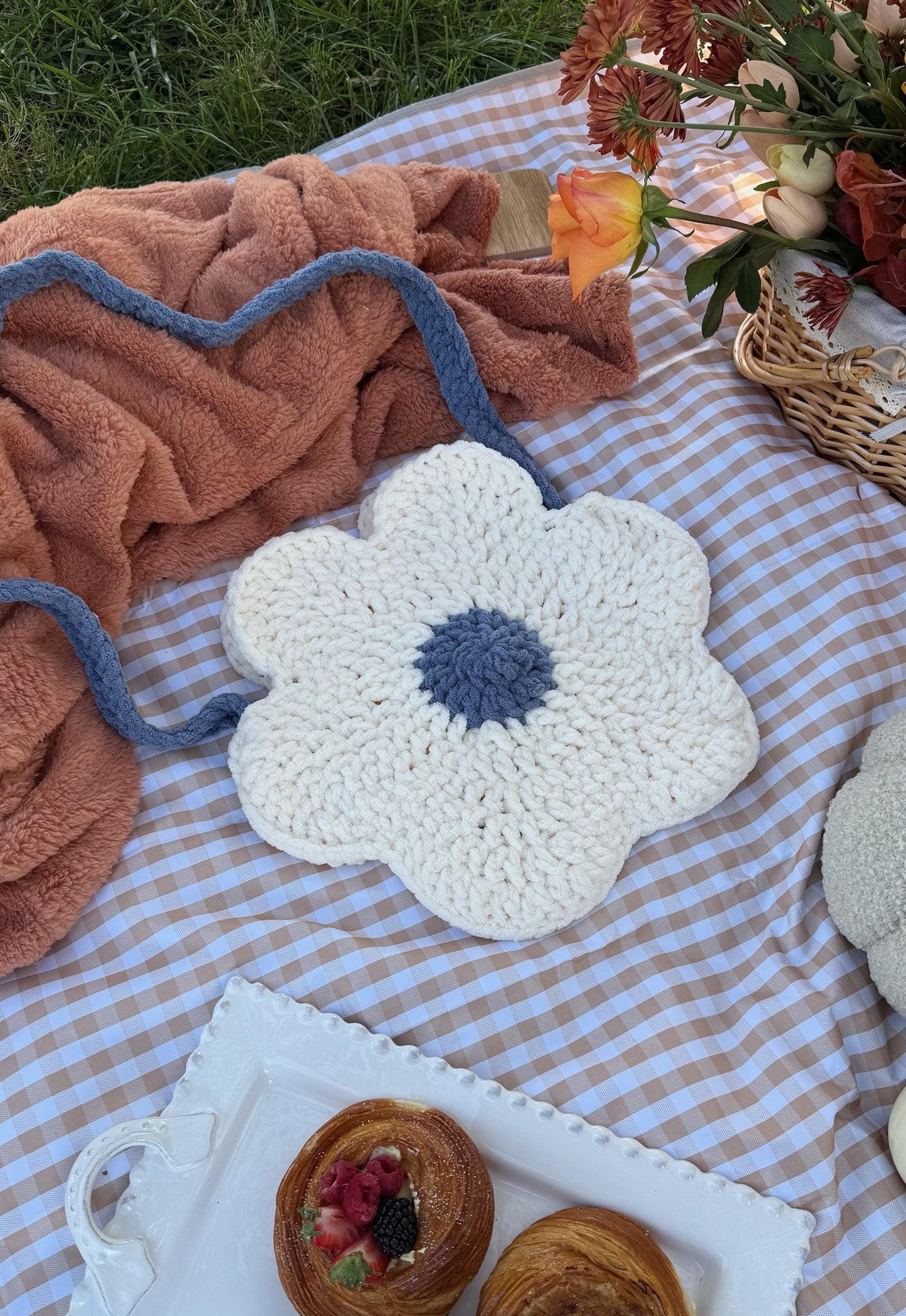 Crochet Flower Bag